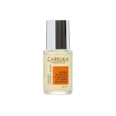 Профессиональная сыворотка для лица Carelika с витамином С и экстрактом апельсина для интенсивного сияния и осветления кожи.