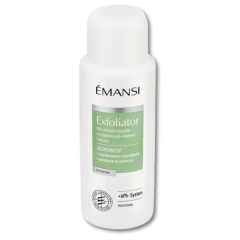 EMANSI Эксфолиатор: бережное очищение, выравнивание тона, защита от стресса и клеточное обновление для сияющей кожи. С целлюлозными микросферами и витамином Е