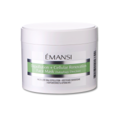 EMANSI Depollution Маска 300мл. Клеточное обновление (аутофагия). Детокс, сияние, омоложение. От загрязнений. Проф. объем.