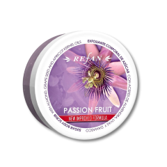 Refan Сахарный скраб "Маракуйя" 240г. Отшелушивает, увлажняет, питает. Для гладкой, сияющей кожи тела. Яркий аромат.