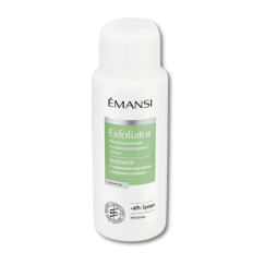 EMANSI Эксфолиатор: бережное очищение, выравнивание тона, защита от стресса и клеточное обновление для сияющей кожи. С целлюлозными микросферами и витамином Е.
