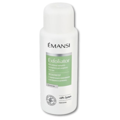 EMANSI Эксфолиатор: бережное очищение, выравнивание тона, защита от стресса и клеточное обновление для сияющей кожи. С целлюлозными микросферами и витамином Е