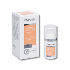 EMANSI Корректирующая сыворотка 3*1, 30мл. От акне, жирности, постакне. С салициловой, азелаиновой к-той, ниацинамидом, цинком.