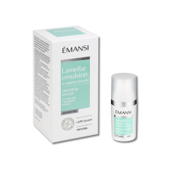EMANSI Ламеллярная эмульсия 150мл для кожи с куперозом. Укрепляет сосуды, снимает покраснения, восстанавливает барьер. Проф. уход.
