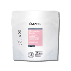 EMANSI Нетканый носитель для лица (10 шт). Усиливает действие сывороток/лосьонов. Для глубокого увлажнения, регенерации. Проф. и дом. уход.
