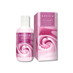 Refan Лосьон для тела "Йогурт и розовое масло" 200мл. Увлажняет, омолаживает, успокаивает. Для мягкой, упругой кожи. Классический аромат.