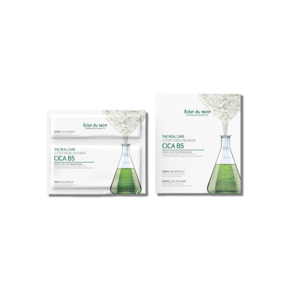 ECLAT Маска CICA B5, 5 шт. Интенсивно успокаивает, восстанавливает, заживляет. От покраснений. Для чувств. кожи, после процедур.