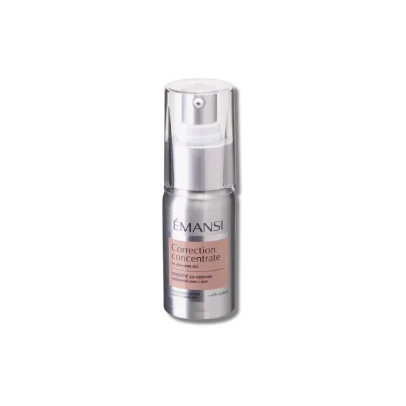 EMANSI Концентрат для акне +APh-System, 30 мл. Эффективен против высыпаний, жирности, постакне. Успокаивает, нормализует pH.