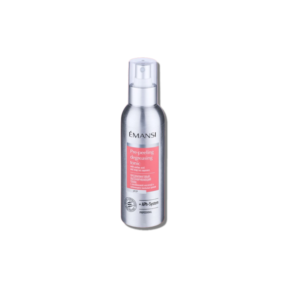 EMANSI Предпилинговый тоник 150мл. Обезжиривает, pH 3.9. С азелаиновой кислотой. Для подготовки к пилингам. Повышает эффективность, безопасность.