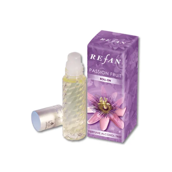 Refan Духи без спирта "Маракуйя" 10мл. Масляные. Яркий, стойкий аромат. Для чувств. кожи. Без раздражения. Удобный ролик.