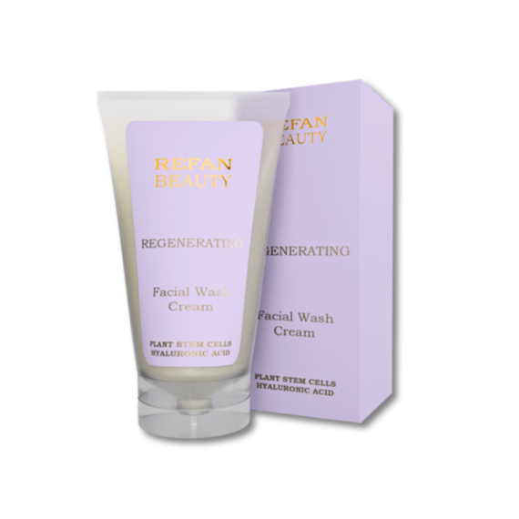 Refan Крем для умывания 150мл. Со стволовыми клетками и ГК. Очищает, увлажняет, регенерирует. От морщин. Для всех типов кожи.
